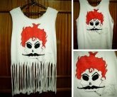 Camiseta caveira redhead